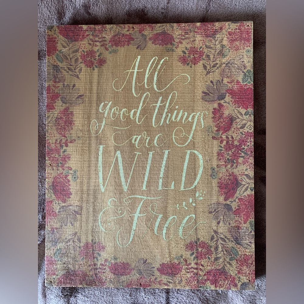 Wooden Painted Wall Decor